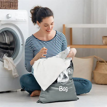 Waterproof Travel Laundry Bag with Zipper