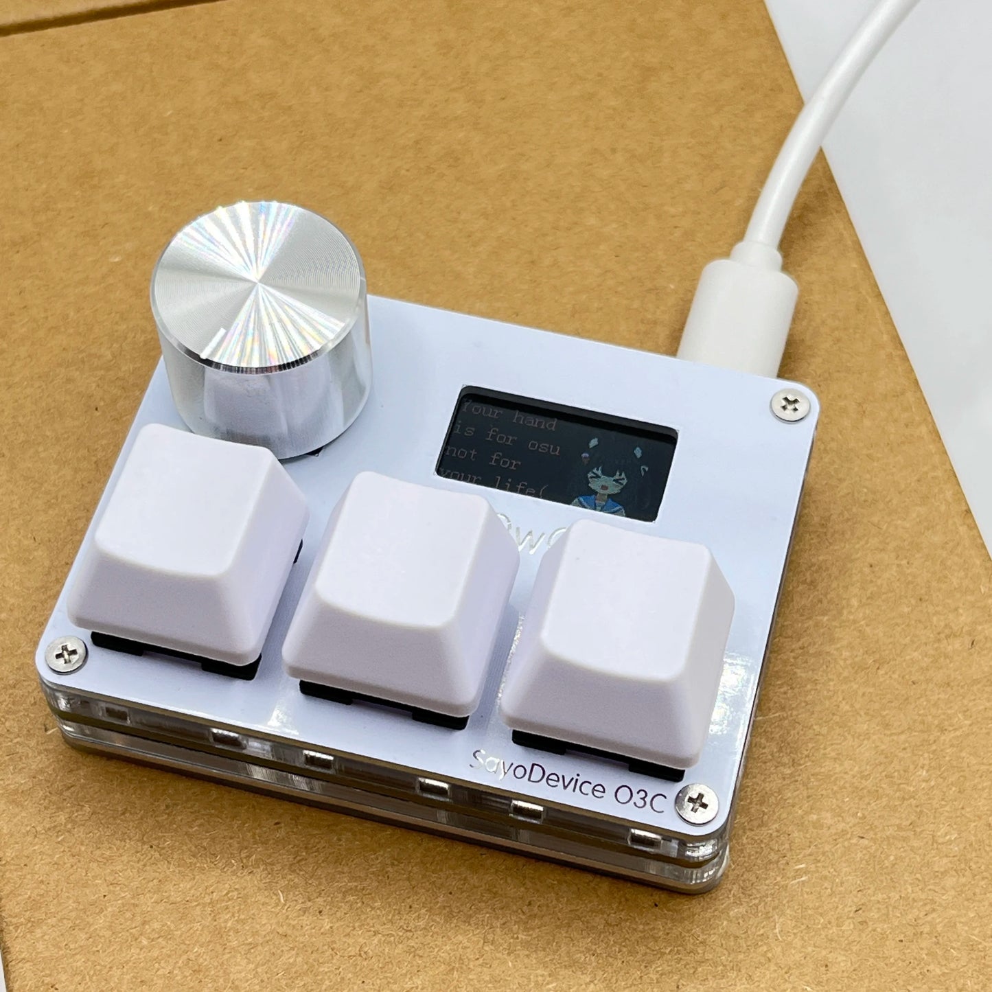 SayoDevice O3C Magnetic Macro Keyboard