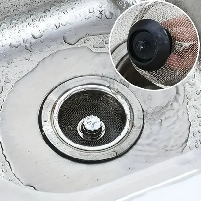 Stainless Steel Kitchen Sink Strainer & Stopper Set