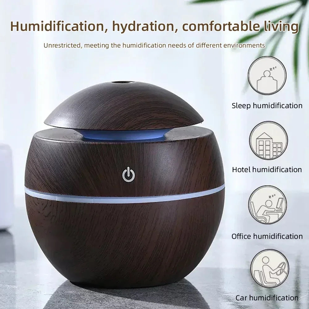 Smart Ultrasonic Essential Oil Diffuser & Cool Mist Humidifier