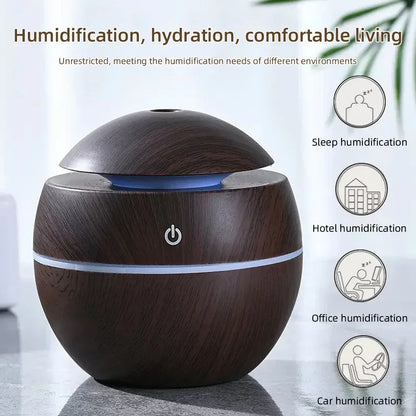 Smart Ultrasonic Essential Oil Diffuser & Cool Mist Humidifier