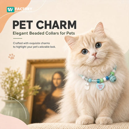 Beaded Pet Necklace Collar