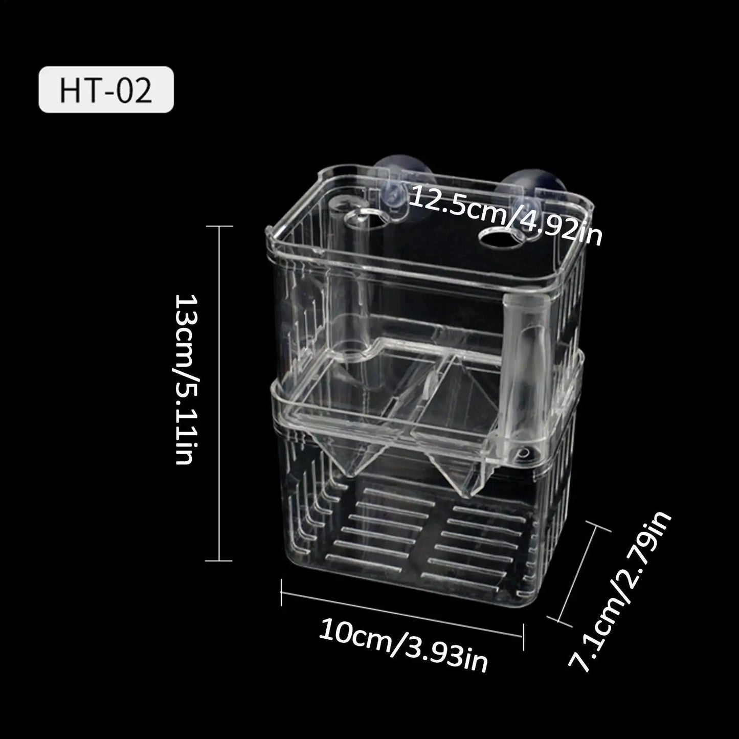 Acrylic Fish Breeding & Isolation Box for Aquariums