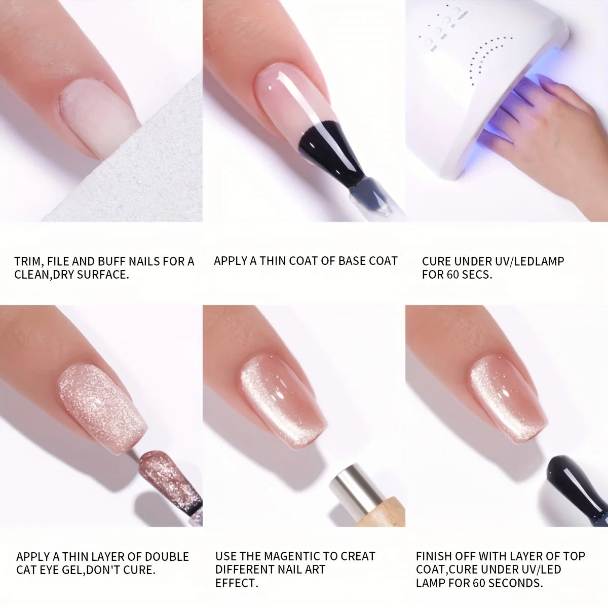 9 Color Semi-Solid Gel Nail Polish Set