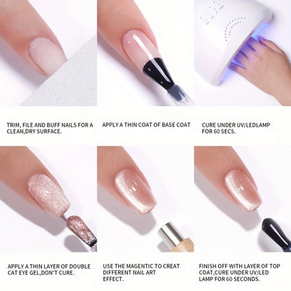 9 Color Semi-Solid Gel Nail Polish Set