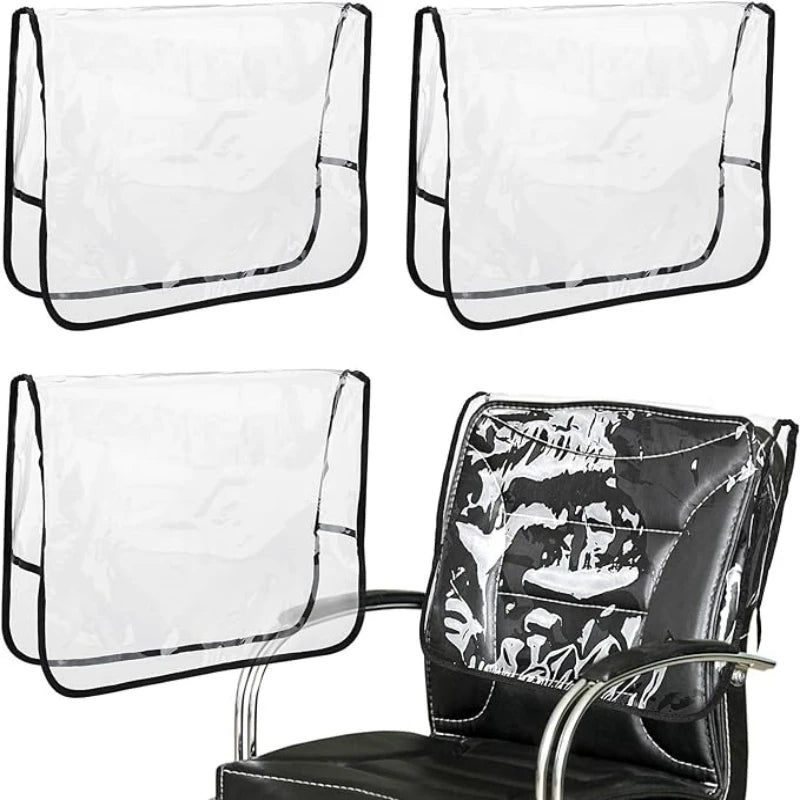 Transparent Salon Chair Back Cover