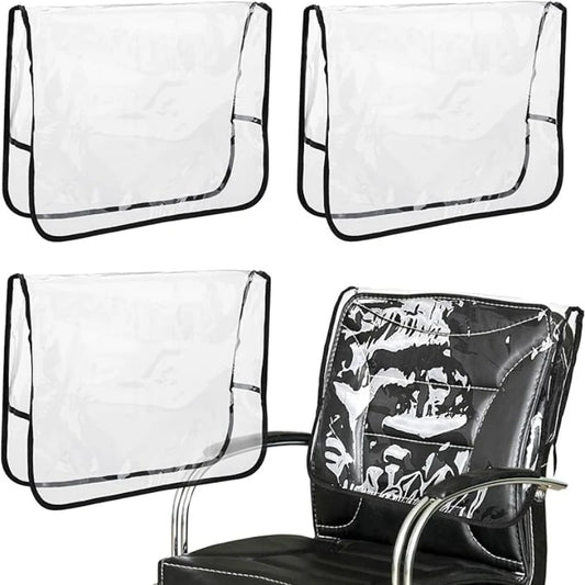 Transparent Salon Chair Back Cover