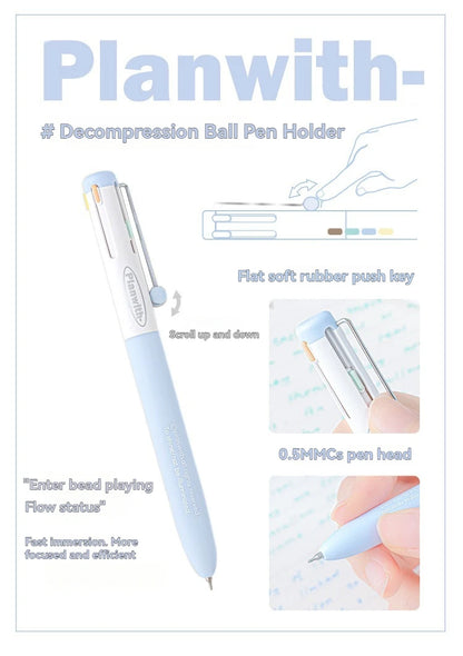 4-Color Gel Pen