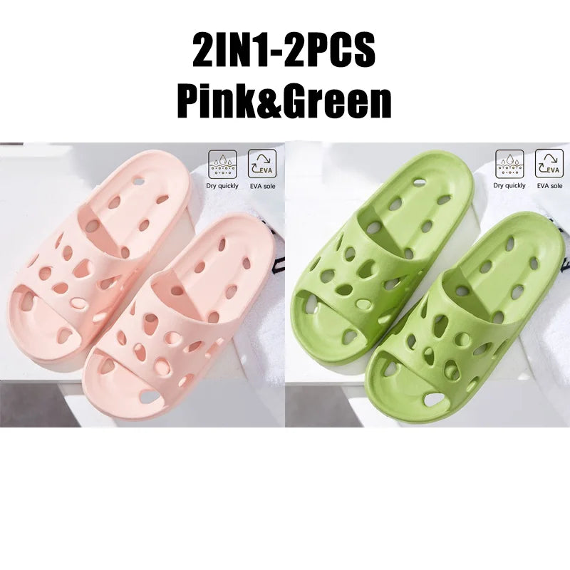 Lightweight Non-Slip Bathroom & Beach Slippers