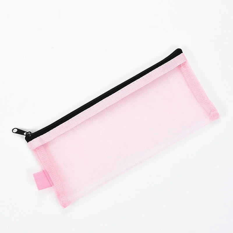 Mesh Makeup Brush Travel Pouch