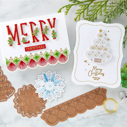 Christmas Cross Stitch Metal Cutting Die
