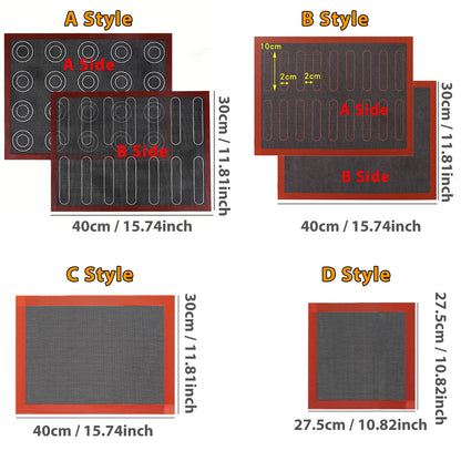 Perforated Reusable Silicone Baking Mat