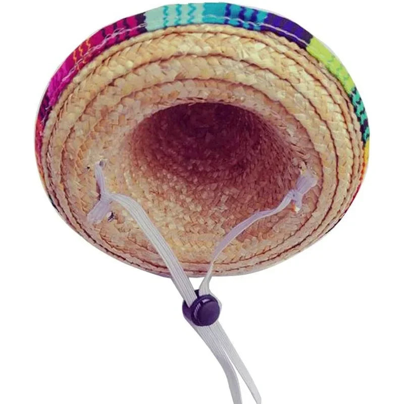 Pet Mexican Sombrero Hat for Dogs & Cats