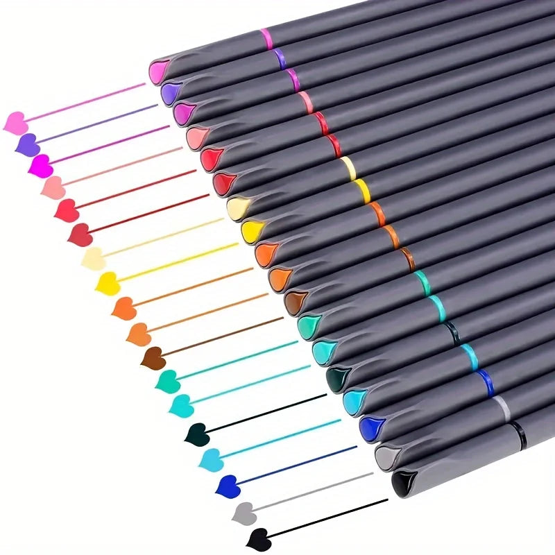 Colourful Line Drawing Pen Set