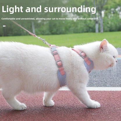 Escape Proof Cat Harness with Leash