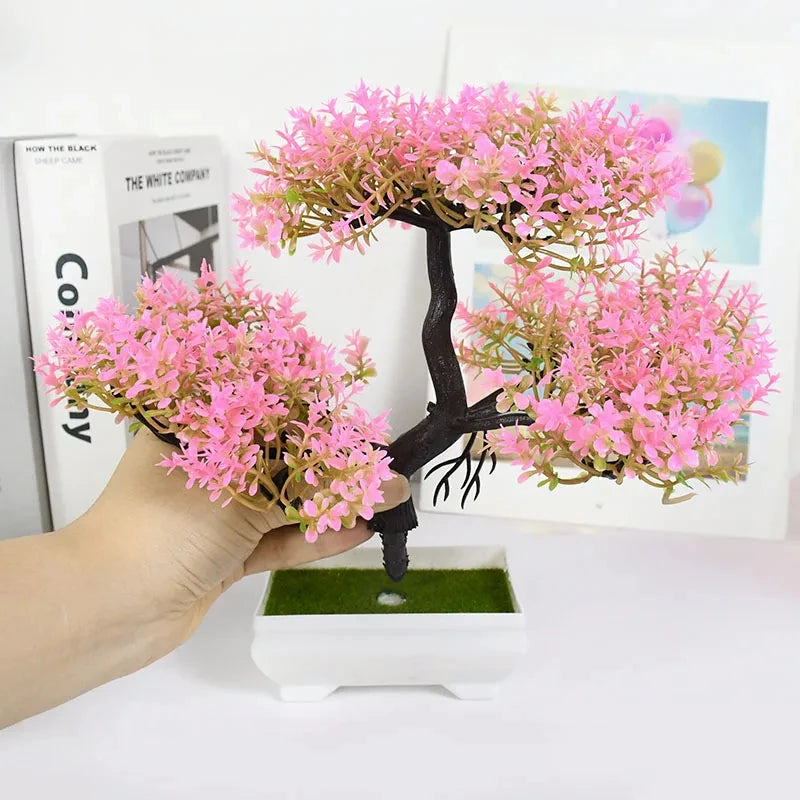 Artificial Bonsai Tree in Decorative Pot