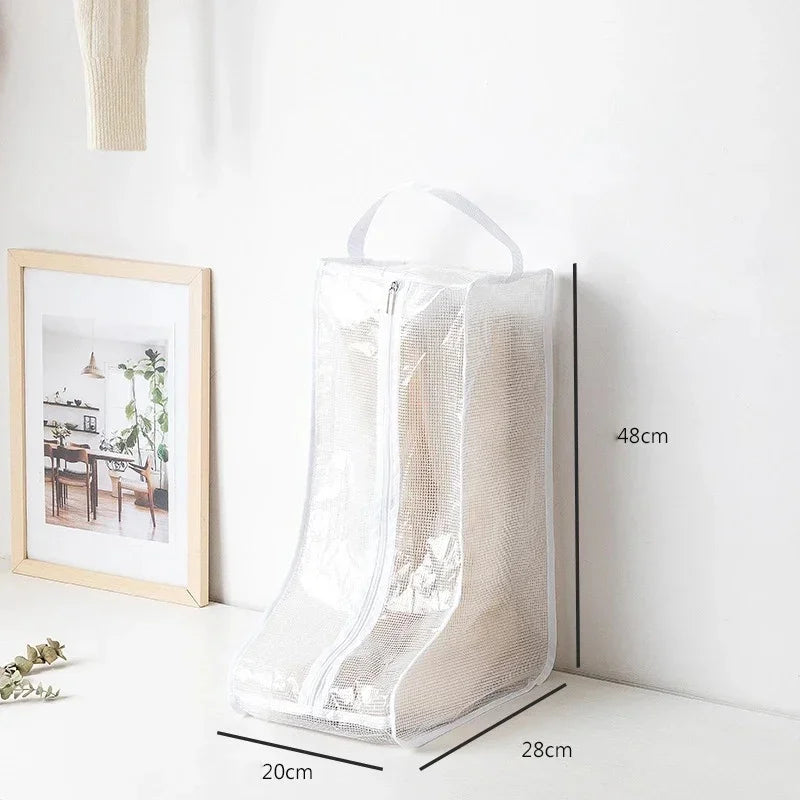 Long Boot & Shoe Storage Bag with Zipper