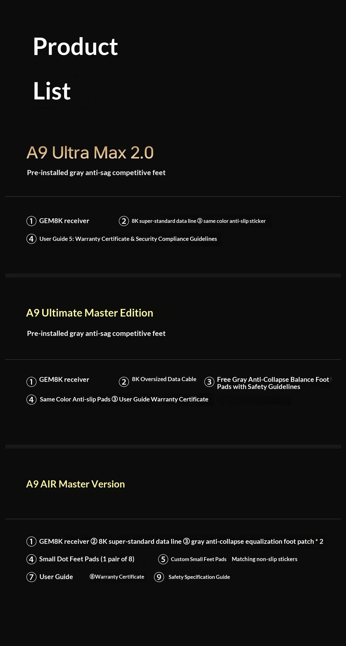 ATK DragonFly A9 Air Ultimate Gaming Mouse