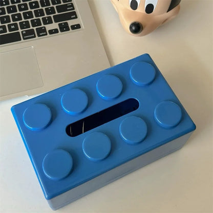 Creative Brick Style Tissue Holder & Organiser