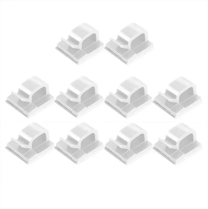 Adhesive Cable Holder Clips – Self-Stick Wire Management Organisers