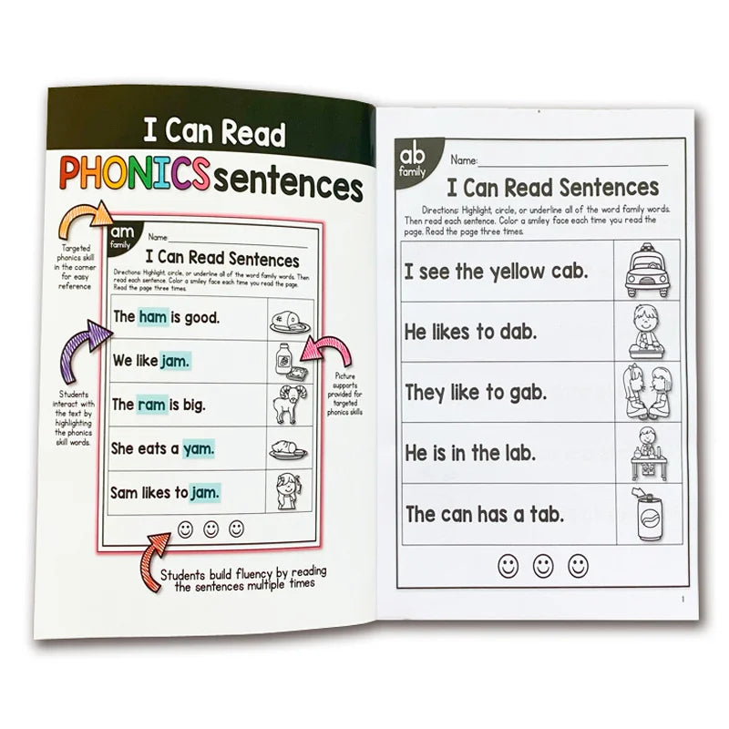 Phonics Sentence Workbook