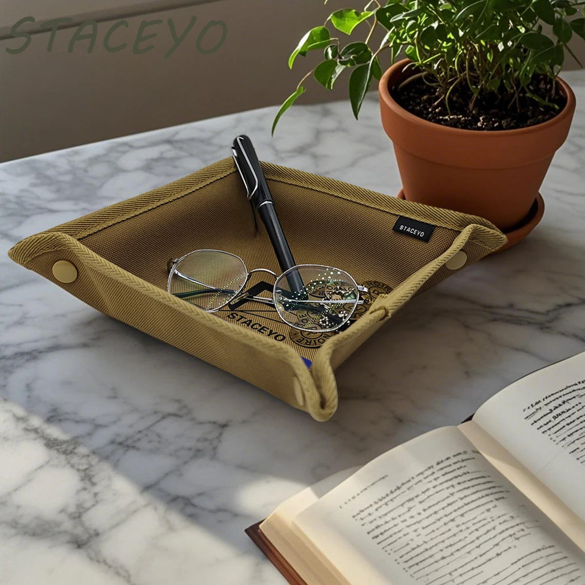 Foldable Oxford Fabric Storage Tray