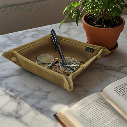 Foldable Oxford Fabric Storage Tray