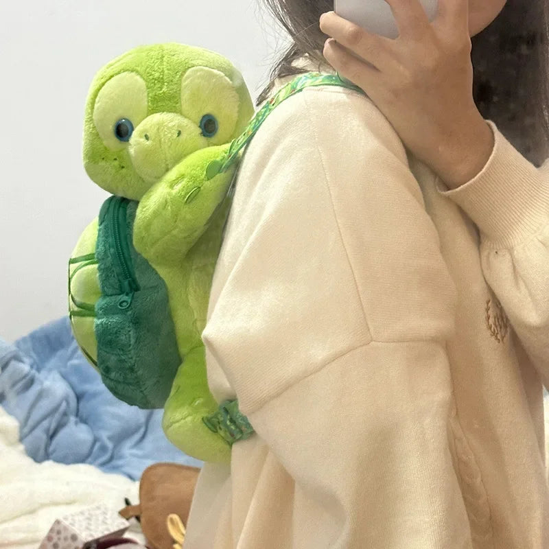 Plush Turtle Backpack