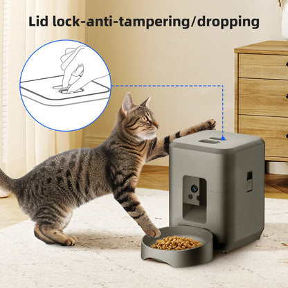 Smart Wi-Fi Pet Feeder with Camera