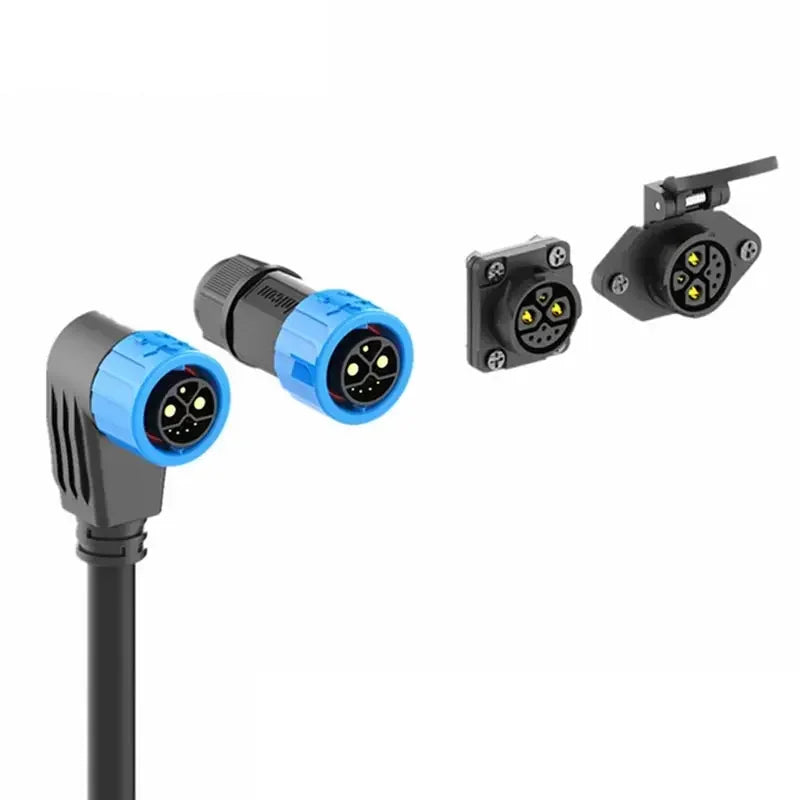 M23 IP67 Battery Charging Connector Plug – 50A