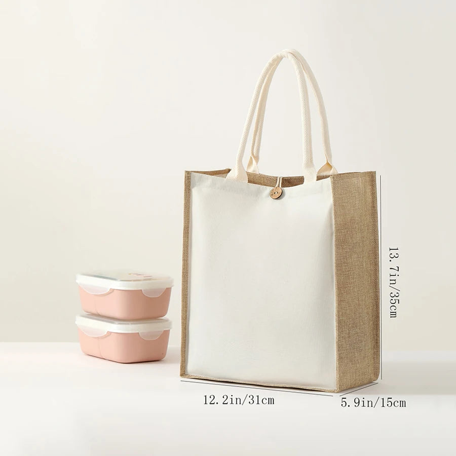 Canvas & Linen Everyday Tote Bag