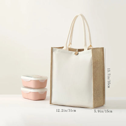 Canvas & Linen Everyday Tote Bag