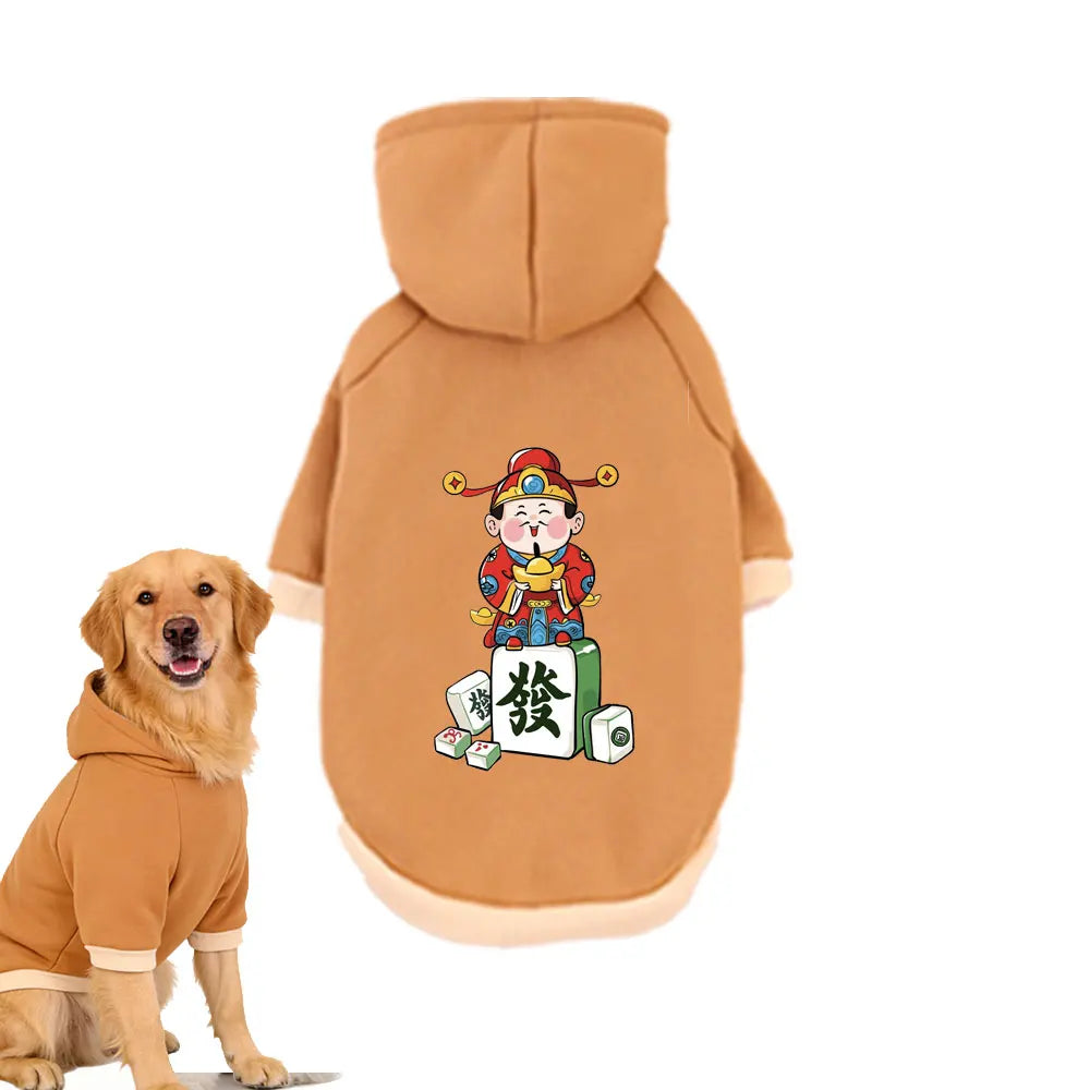 Pet Hooded Sweatshirt for Dogs & Cats