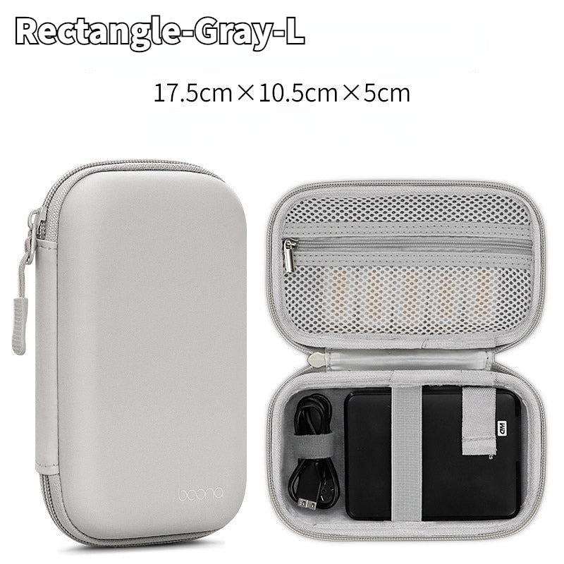 Portable Mini Hard Shell Digital Gadgets Storage Bag