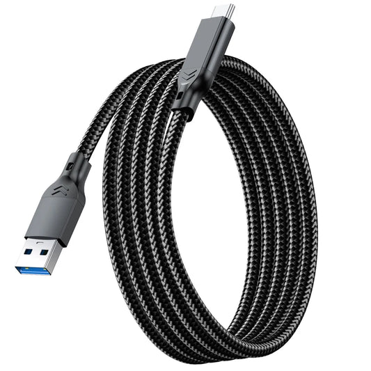 USB-A to USB-C 10Gbps Data & 60W Fast Charging Cable