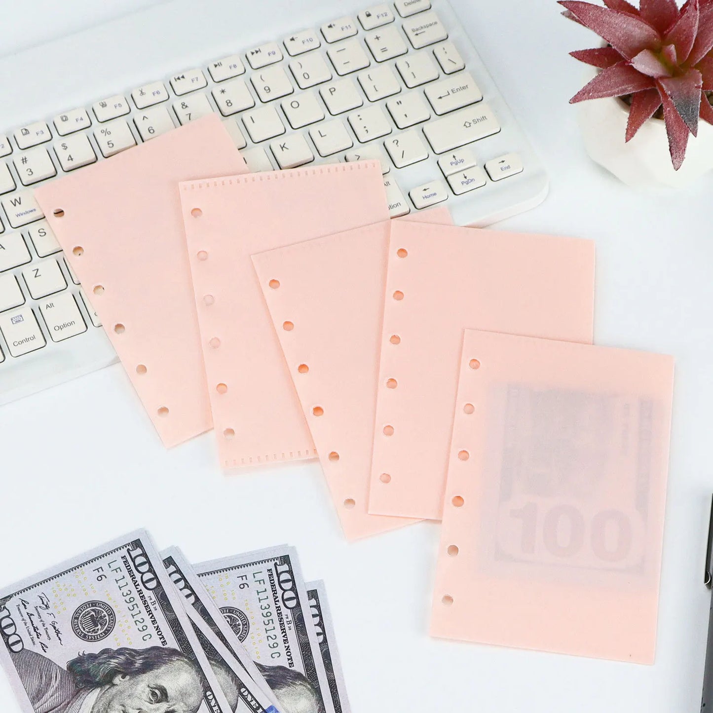 A6 & A7 Loose Leaf Binder Dividers with Cash Envelopes