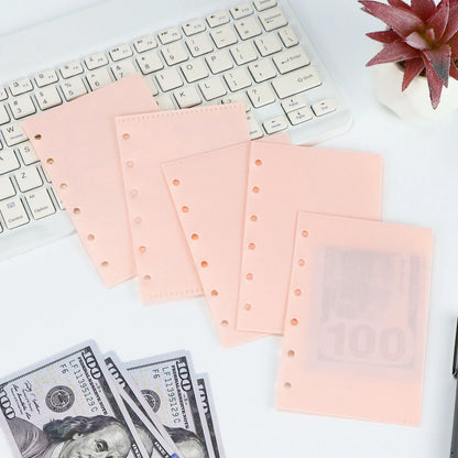 A6 & A7 Loose Leaf Binder Dividers with Cash Envelopes