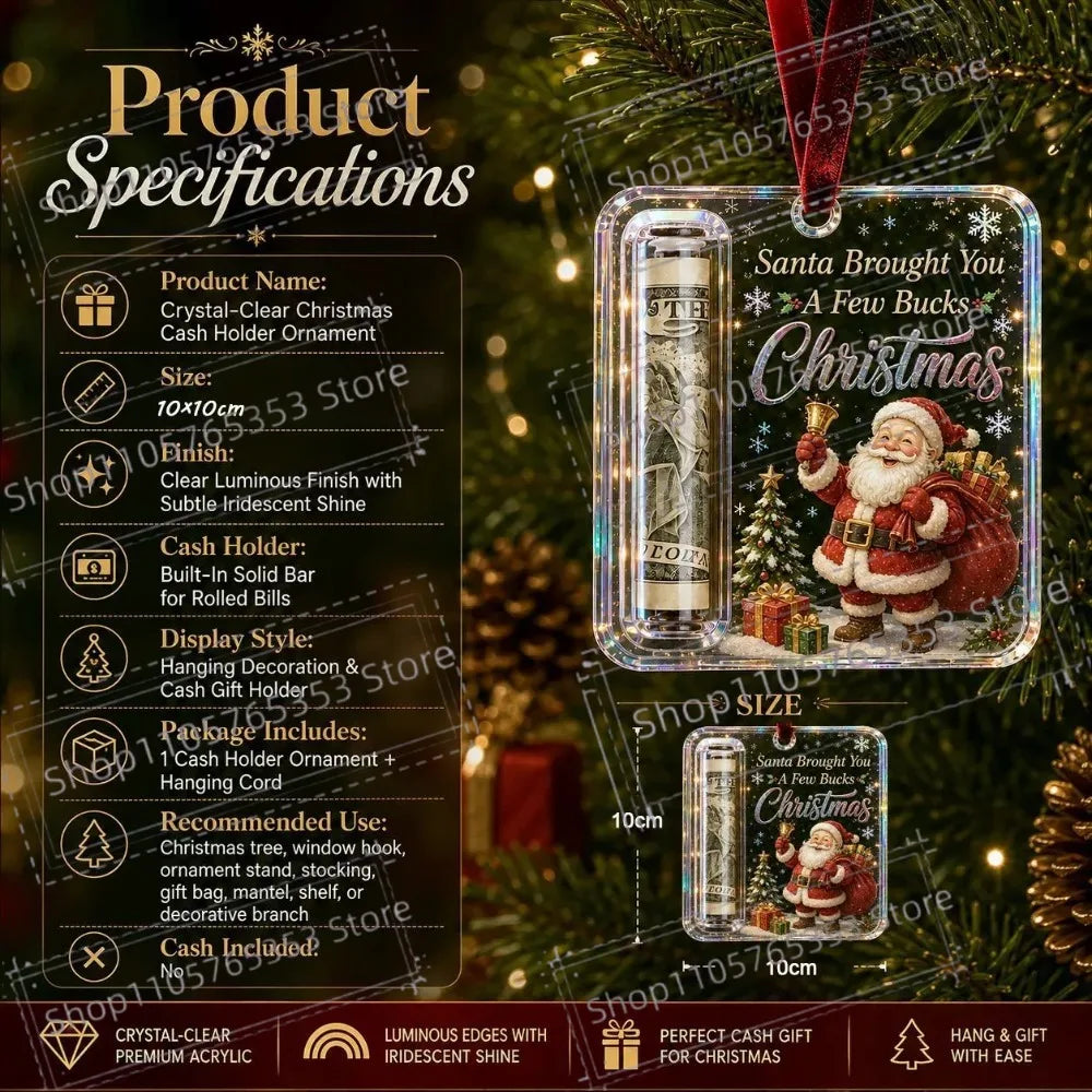 Christmas Cash & Treat Holder Ornament