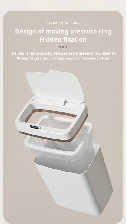 Smart Bathroom Trash Can 15L