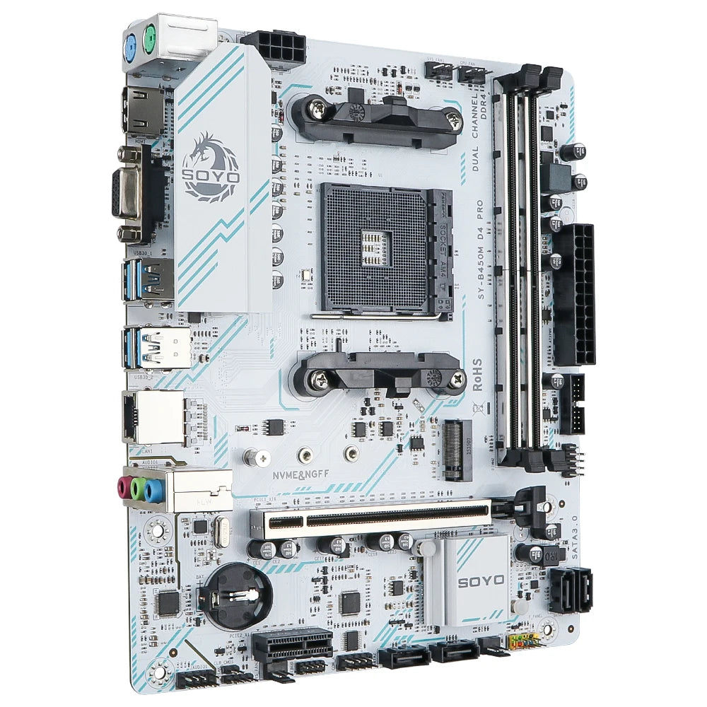 SOYO B450M AM4 Gaming Motherboard