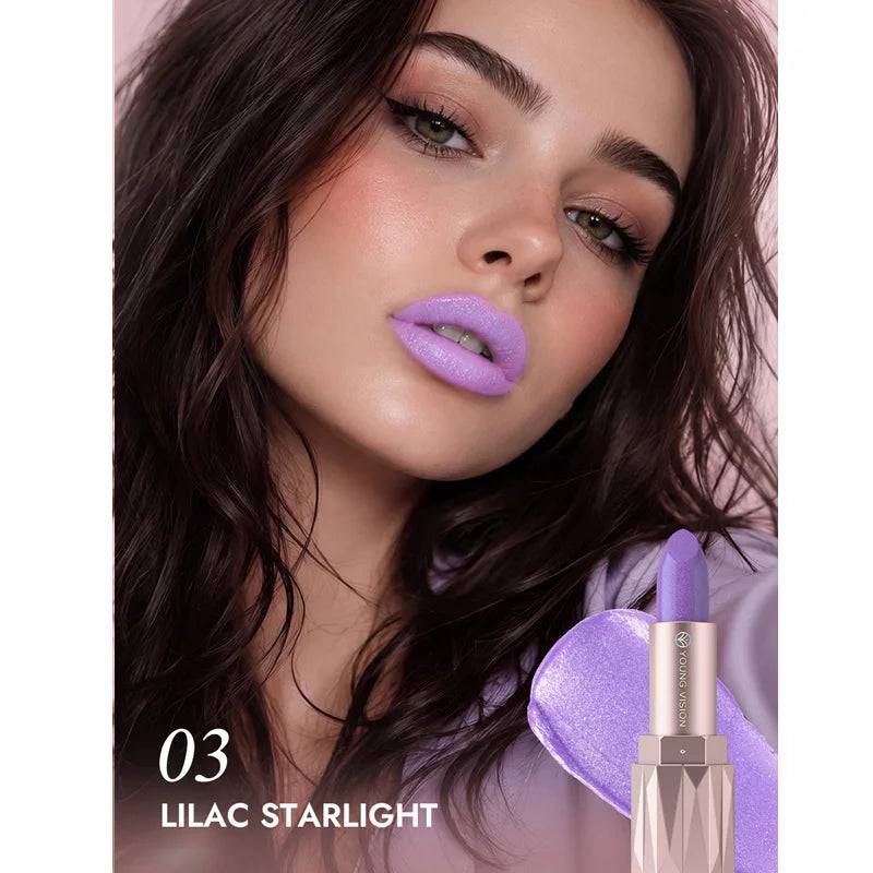 SAM SUGAR 6-Color Diamond Pearl Lipstick