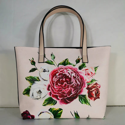 Italian-Inspired Printed PU Leather Tote Bag