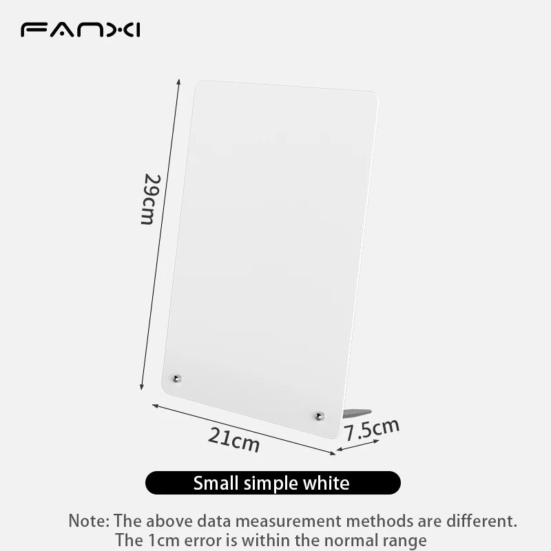 Magnetic Tabletop Bulletin Board with Stand