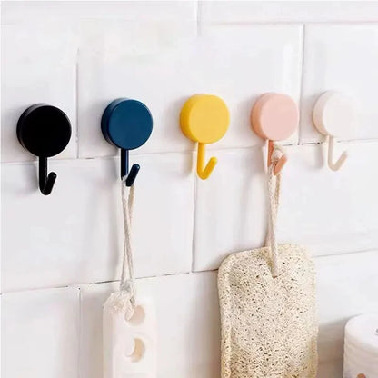 10-Pack Mini Adhesive Wall Hooks