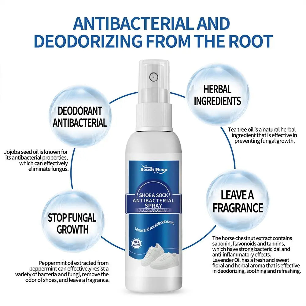 Antibacterial Shoe Foot Odor Spray