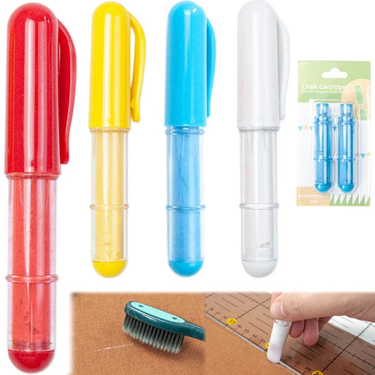 Erasable Fabric Chalk Pencil for Sewing & Tailoring