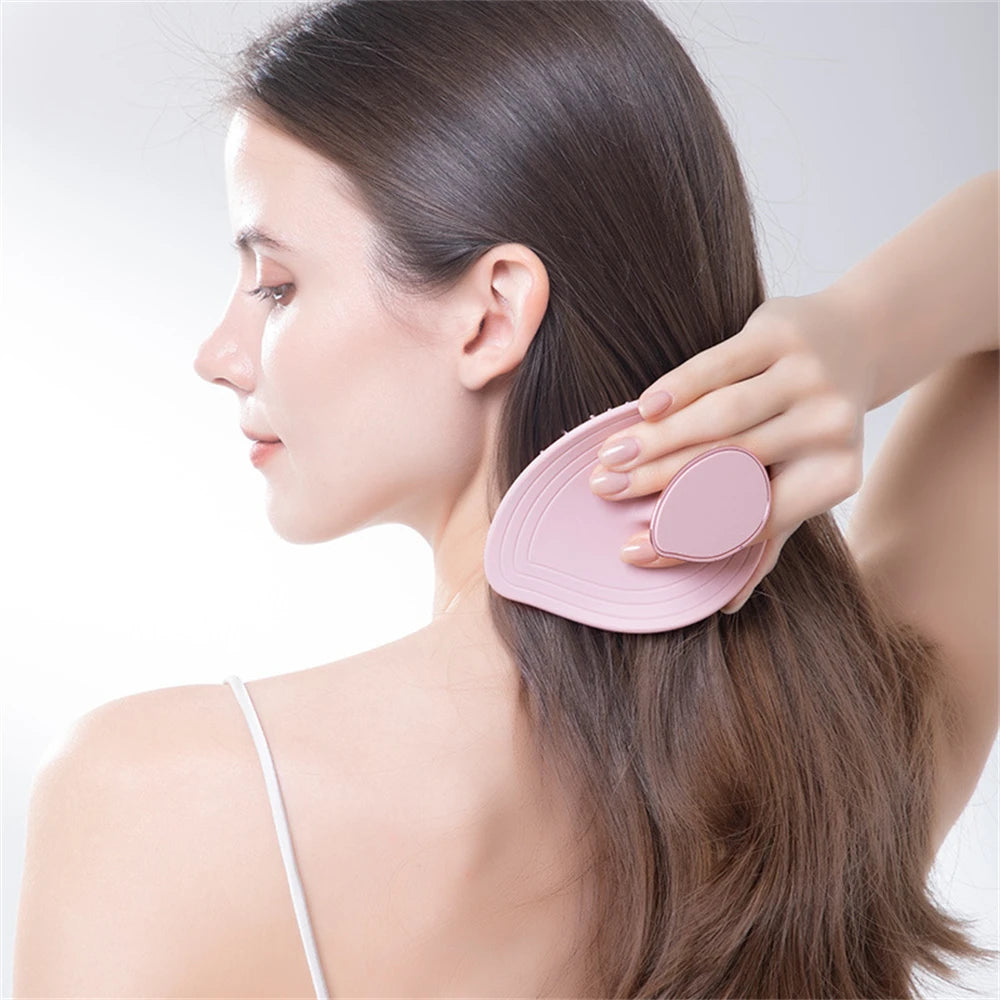 Leaf Shape Scalp Massage Shampoo Brush