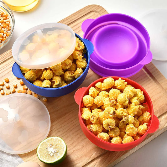 Foldable Silicone Popcorn Bowl