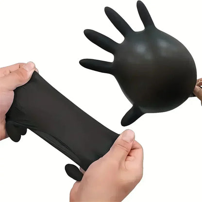 Black Disposable Nitrile Gloves