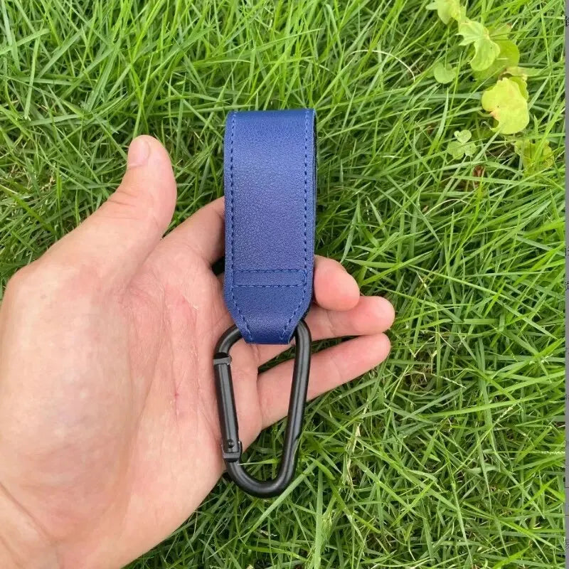 Leather Stroller Hook Set